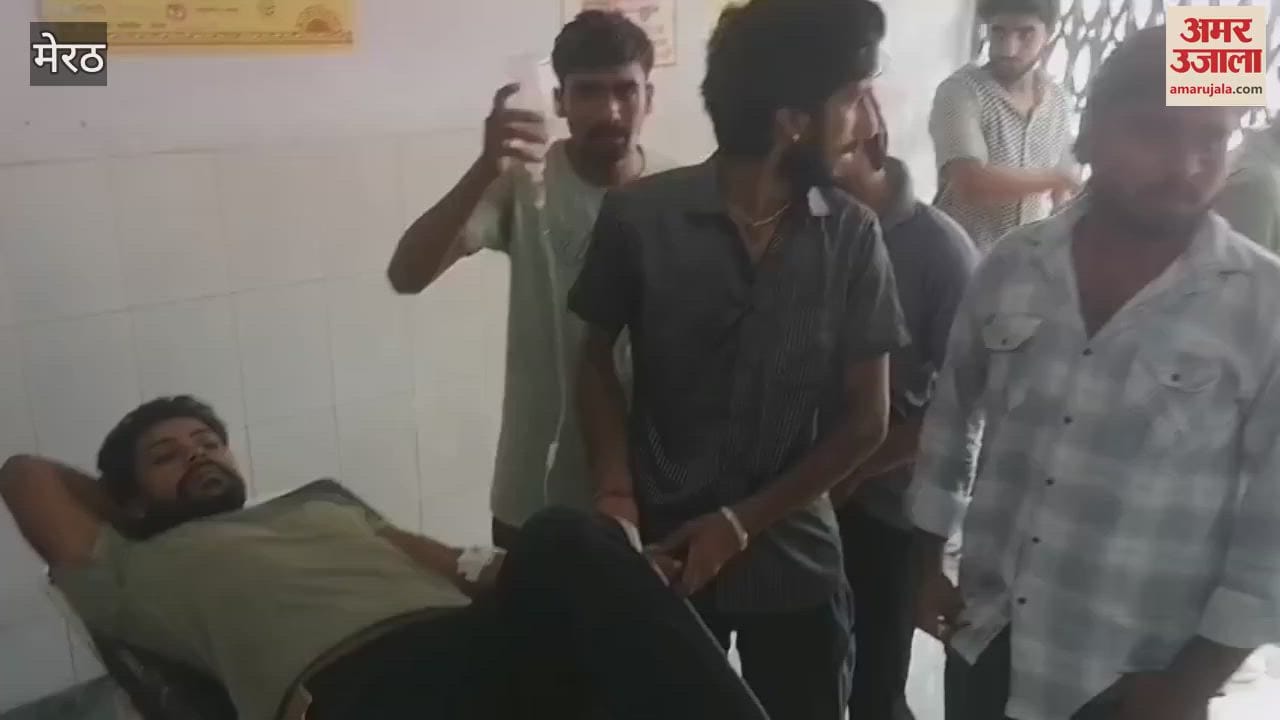 Meerut: A young man getting a shave at a barber shop in Mawana was attacked and injured