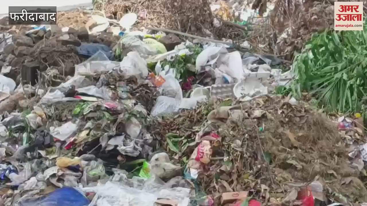 heaps of garbage in Faridabad exposed administration cleanliness drive