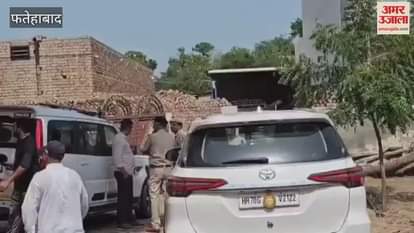 Education Minister Mahipal Dhanda reached his sister village