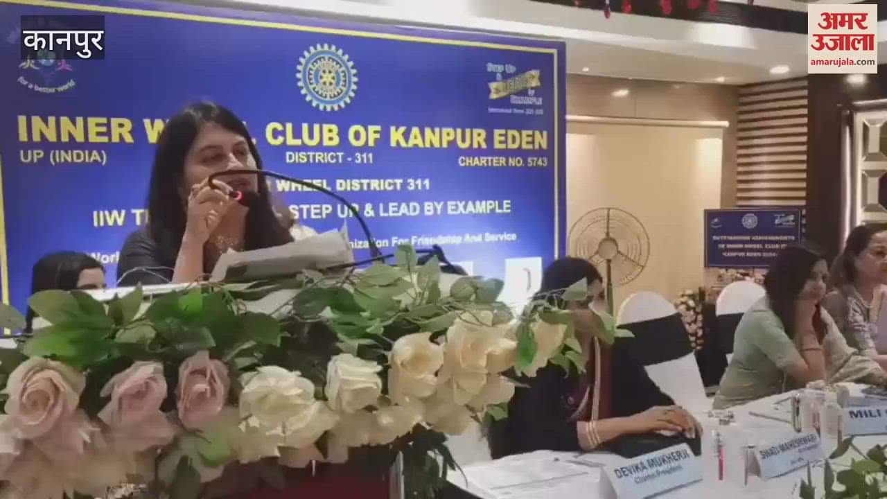 15th Inauguration Ceremony of Innerwheel Club of Kanpur Eden, Mili became President