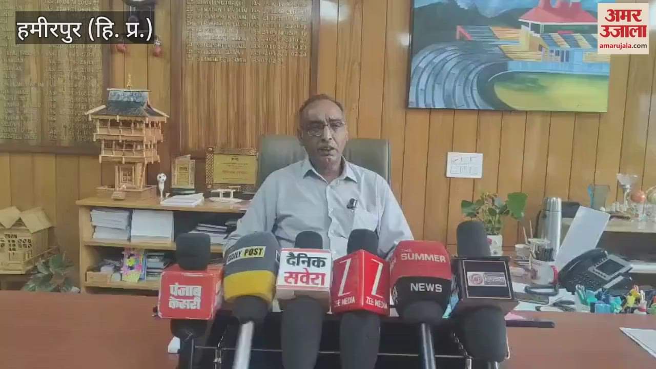 Hamirpur DC Amarjit Singh appeals to stay away from places prone to floods and landslides