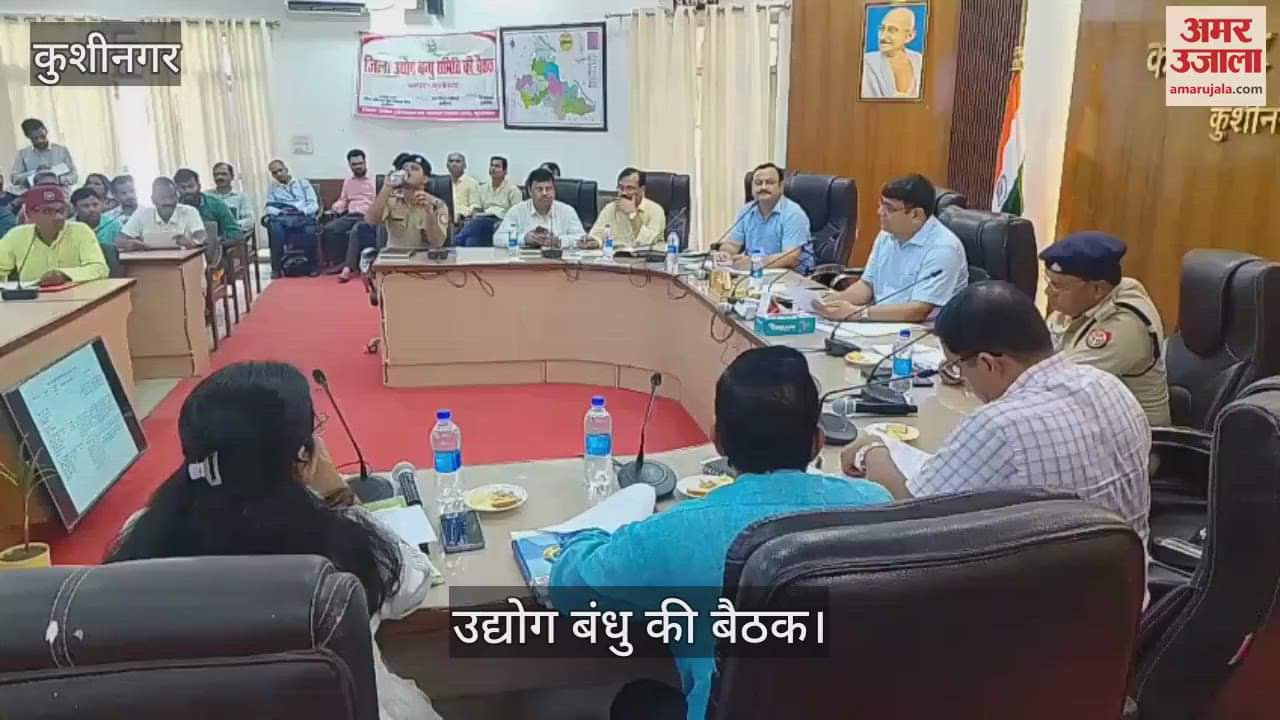 District Udyog Bandhu meeting was held, problems were discussed