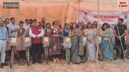 significance of service was seen in the smiles of the girls, Rotary Club Sanskriti distributed 15 bicycles