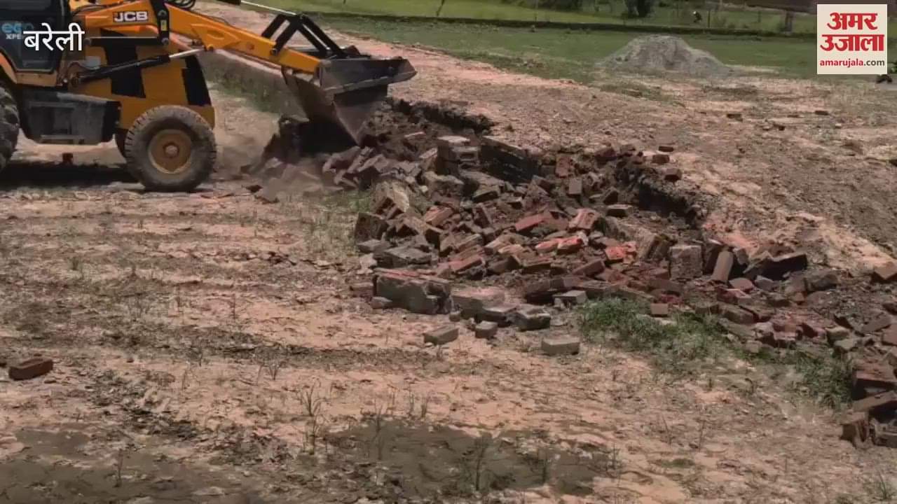 BDA bulldozer runs again on illegal colony in Bareilly