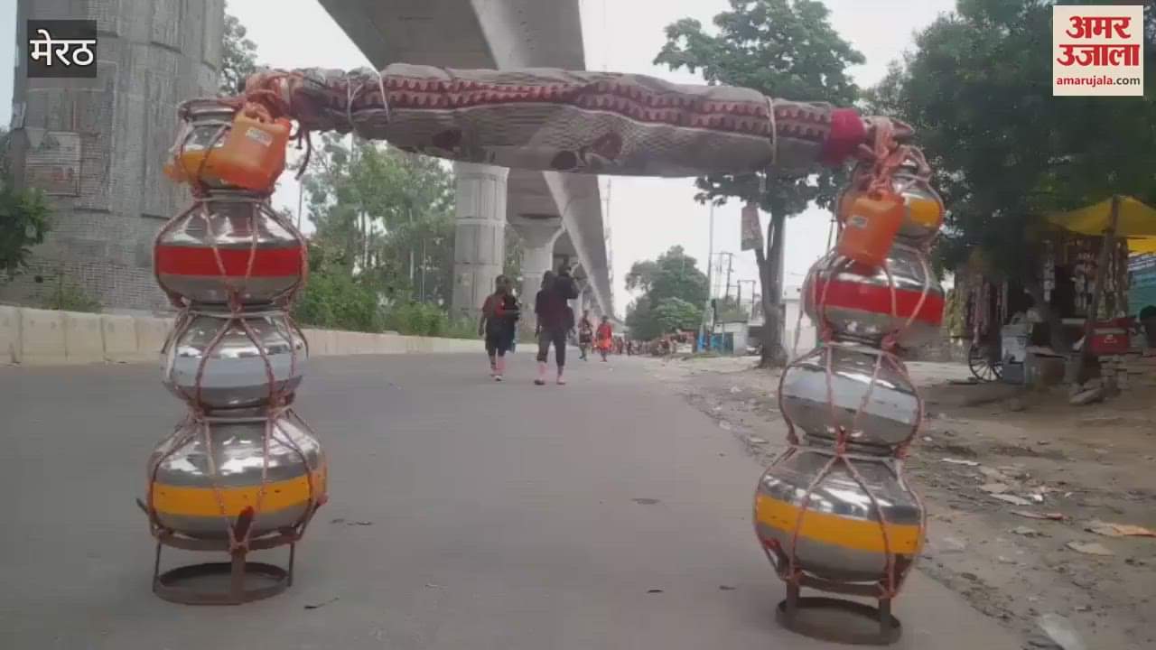 Meerut: Visible excitement in female and child Kanvaris