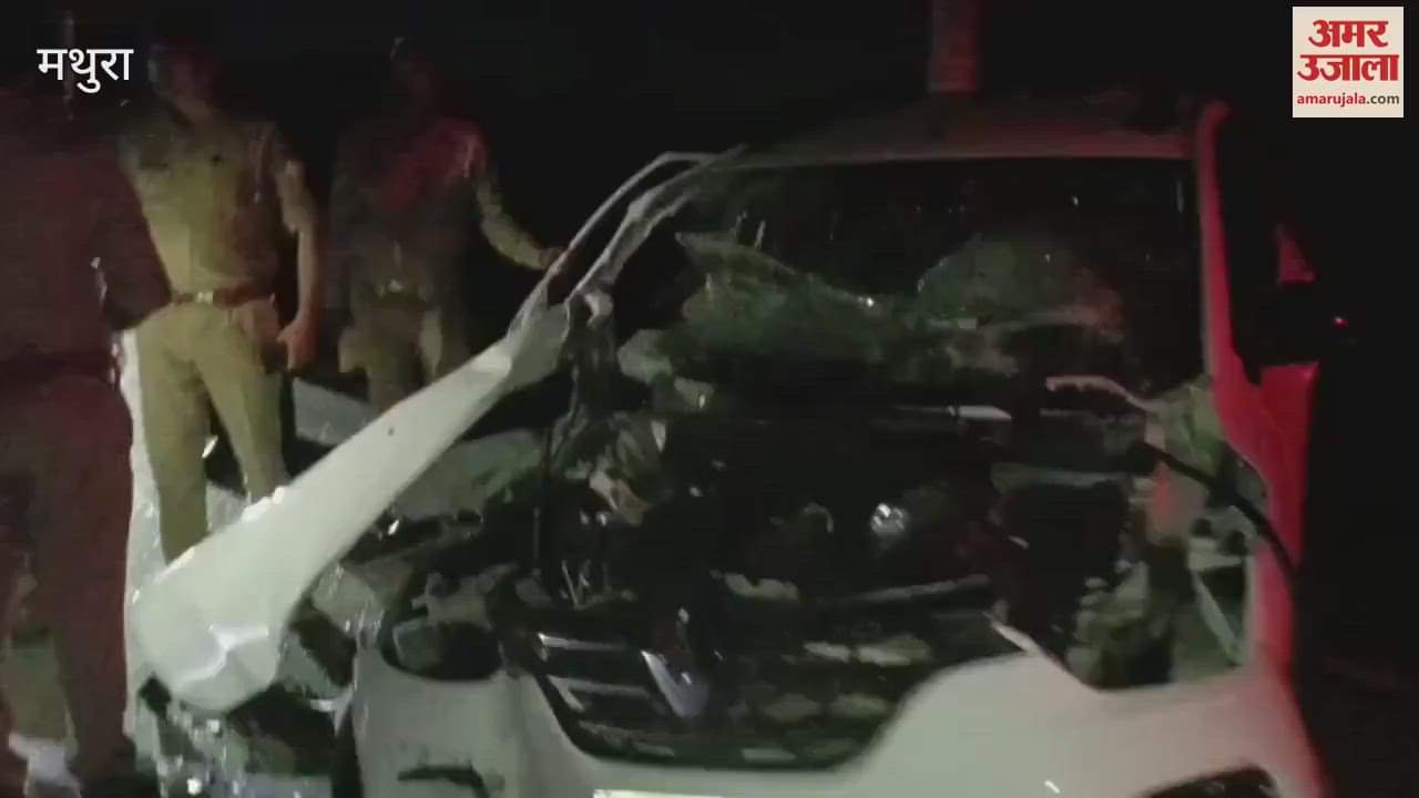 Driver injured after collision with tractor-trolley in mathura