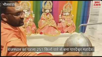 Bhilwara News: Pardeshwar Mahadev made of 251 kg mercury