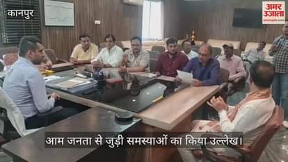 कानपुर में भाजपा जिलाध्यक्ष अनिल दीक्षित ने जन समस्याओं को लेकर नगर आयुक्त को सौंपा ज्ञापन