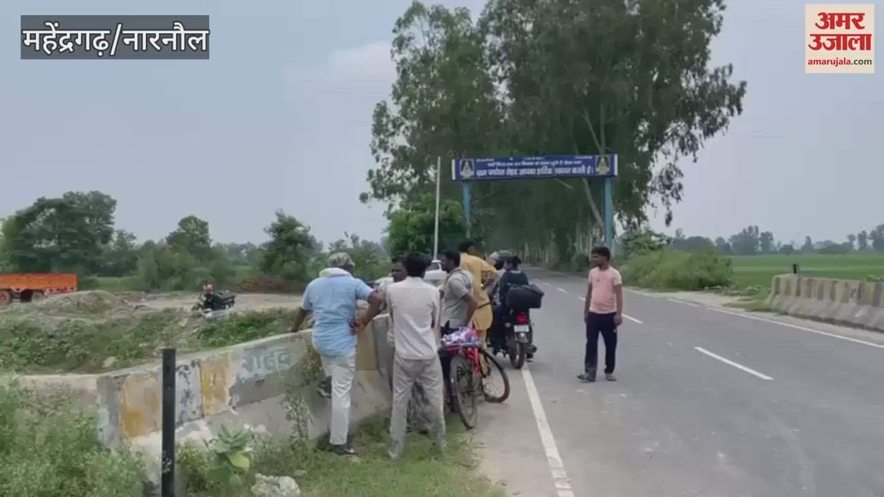 Uncle jumped into the canal in Narnaul to save his nieces who were drowning, all three died by drowning