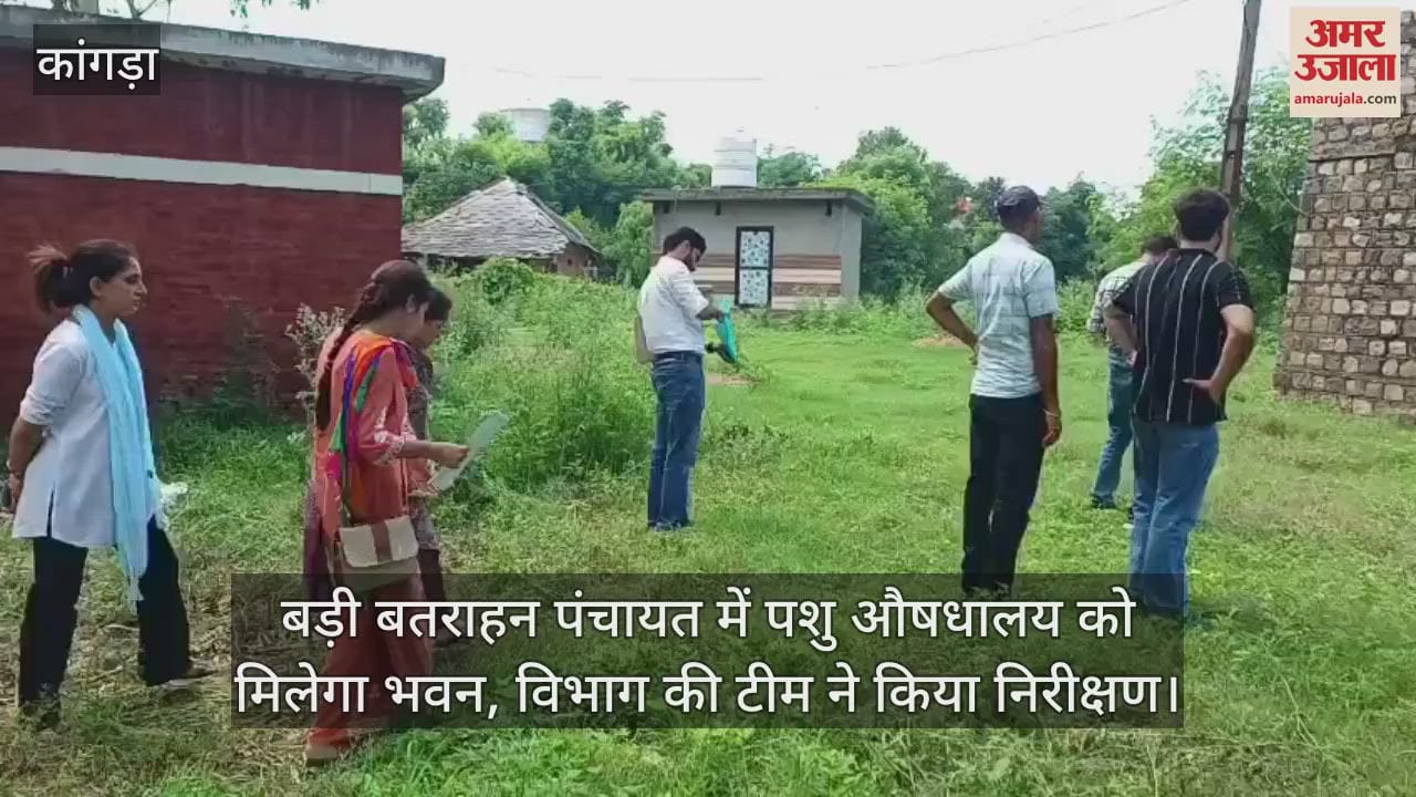 Animal dispensary will get a building in Badi Batrahan Panchayat, department team inspected