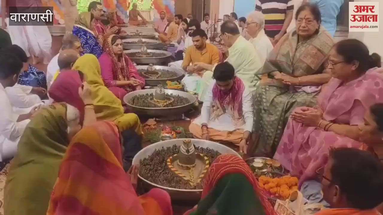 Maharudrabhishek of Lakh Earth Shivling in Kashi