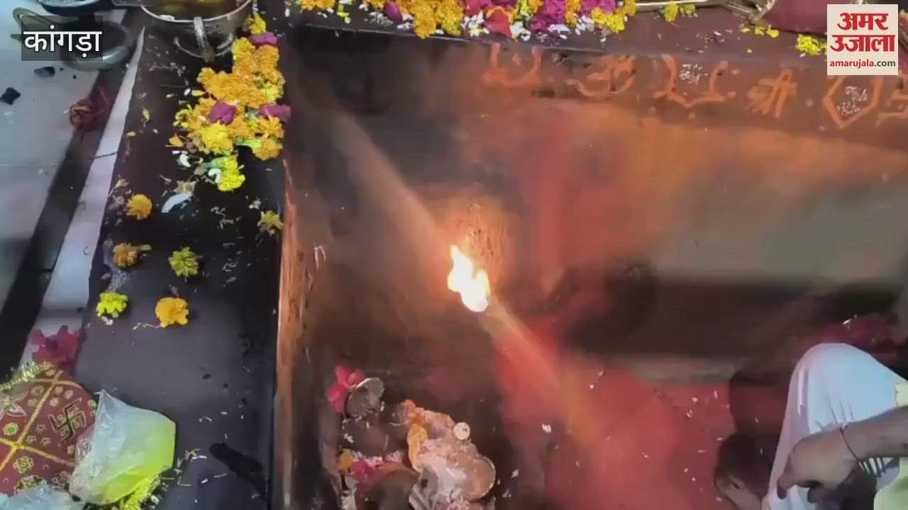 Kangra A wave of devotion gathered at the Shravan fair record breaking crowd at Jwalamukhi Shaktipeeth on the third day