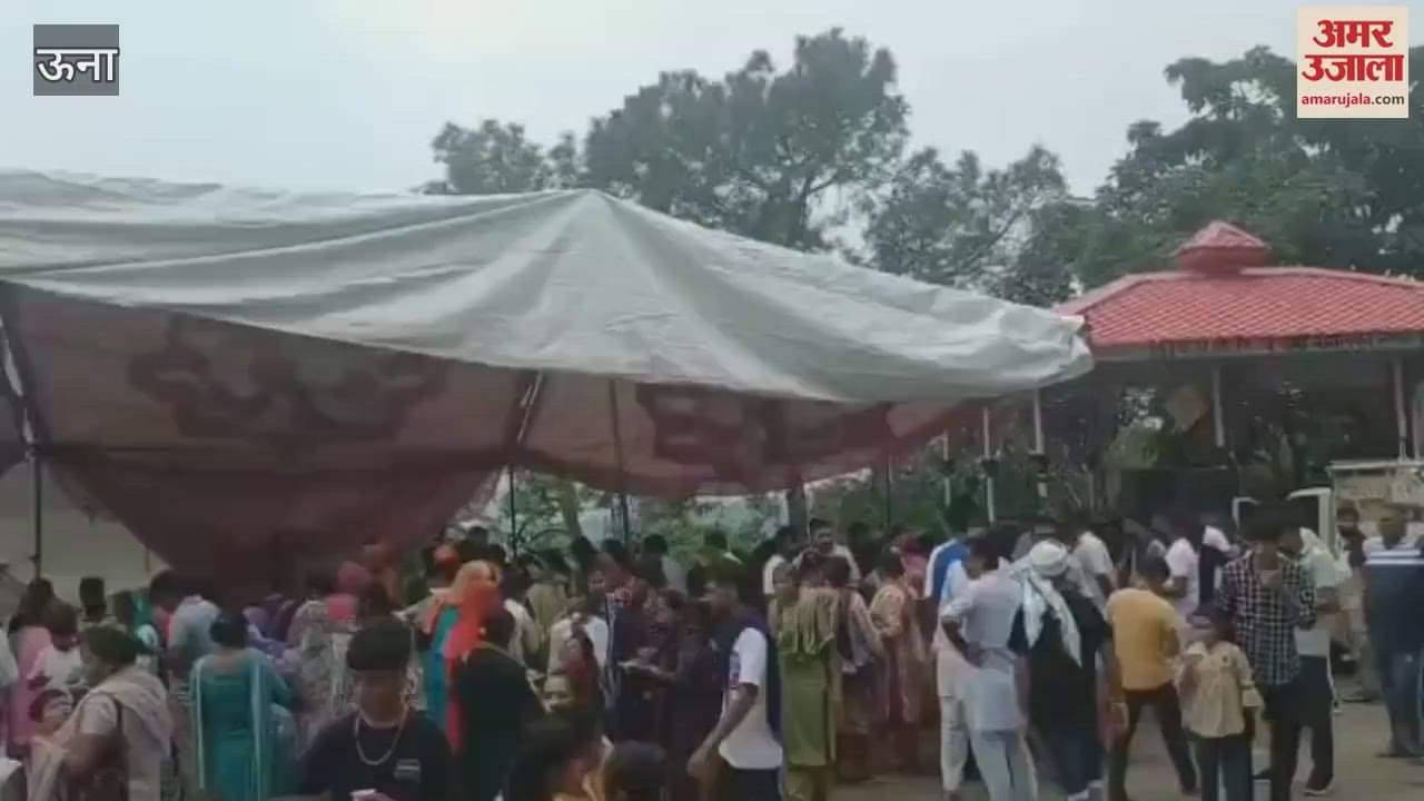 Una Huge langar organized at Sada Shiv Dhyunsar Mahadev temple