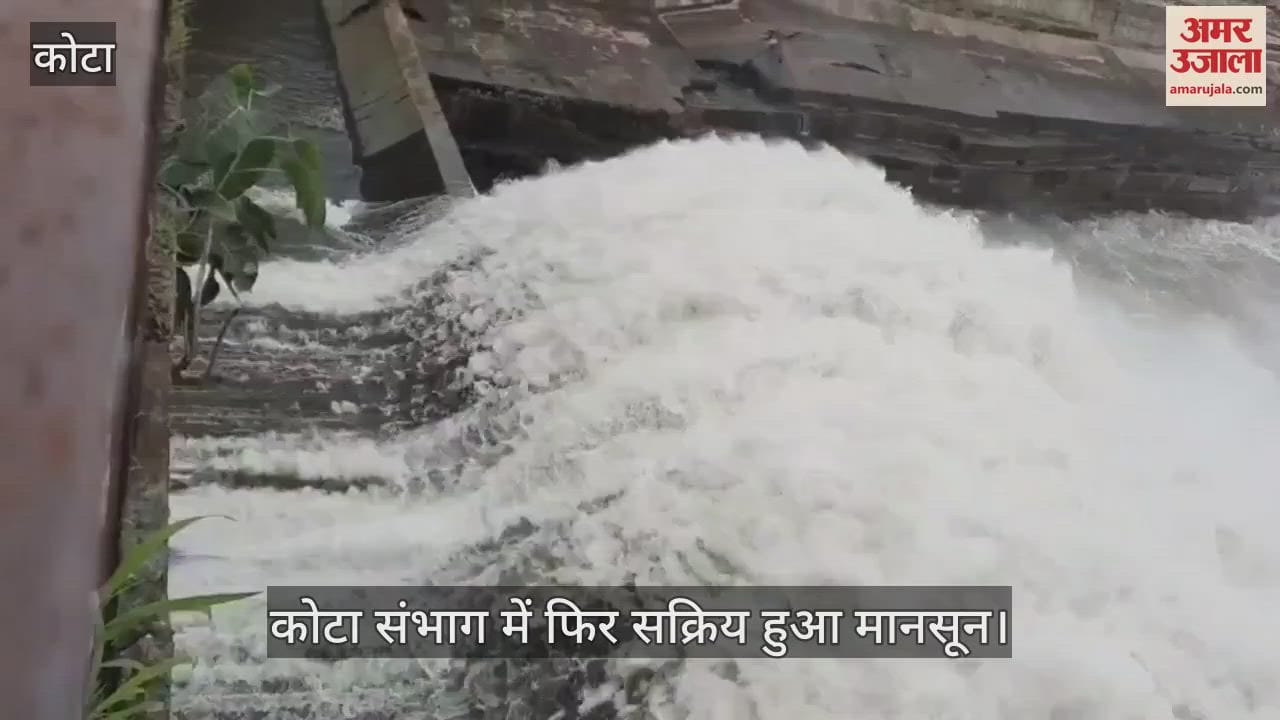 Monsoon became active again after a break in Hadoti, water level in rivers and streams increased