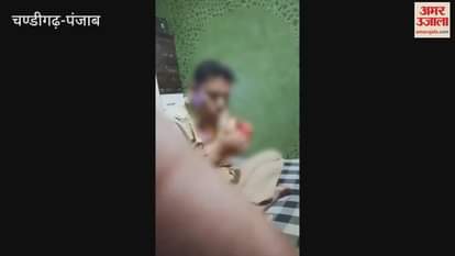 Punjab police constable is smoking chitta