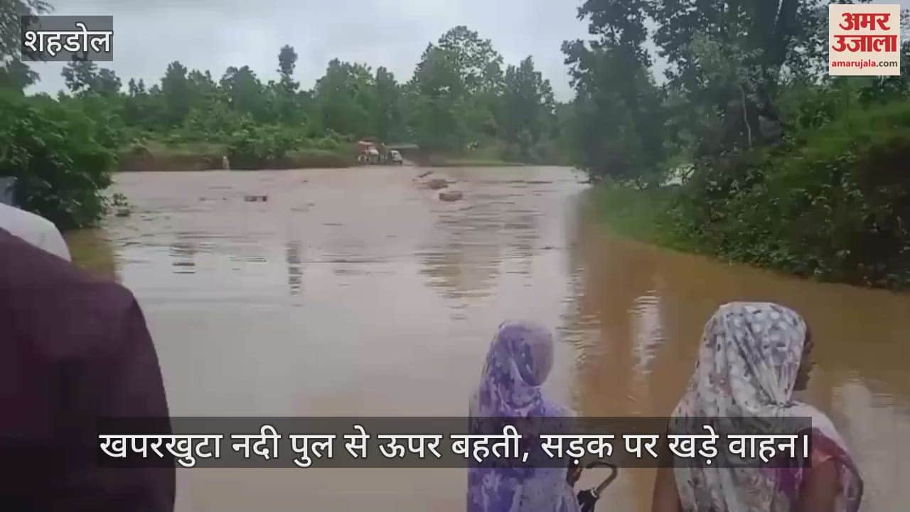 In Shahdol, rivers and streams are in spate, many villages are cut off from communication