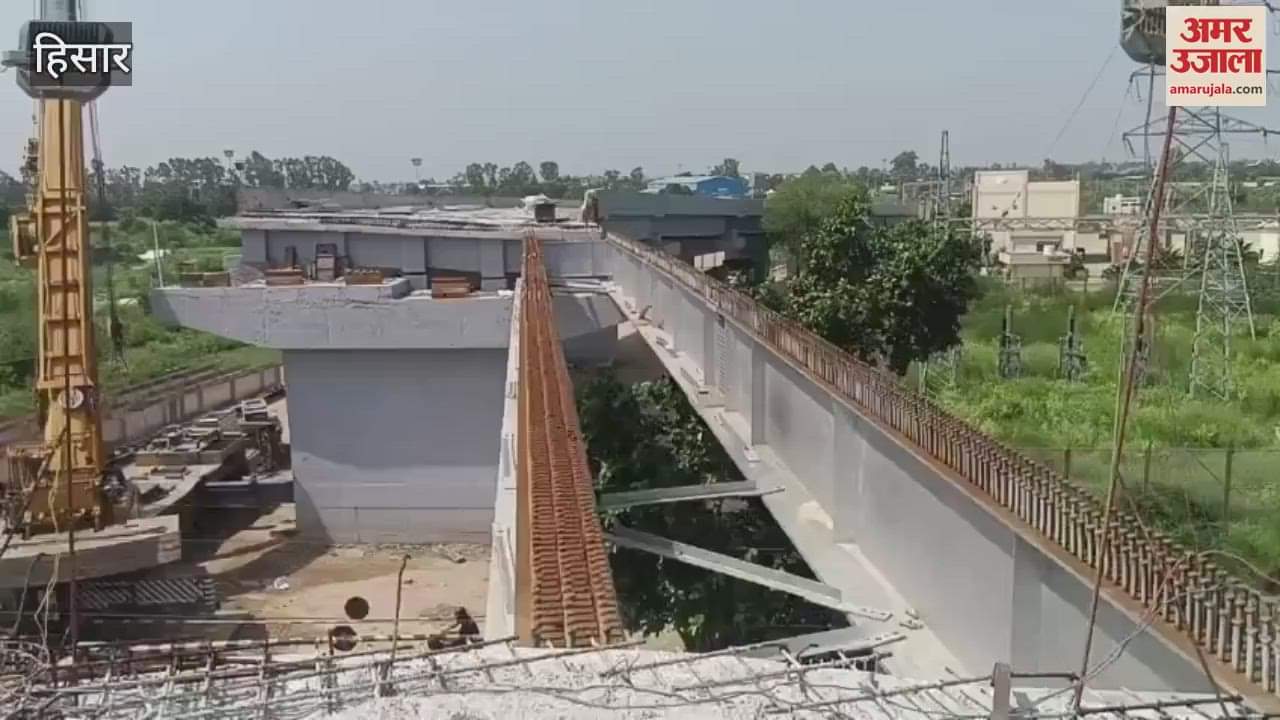 Vehicles will soon be able to run without any hindrance on the South Bypass in Hisar, work on placing girders on the Satrod ROB has begun