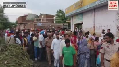MLA Dr. Amandeep Kaur met people affected by collapse of Semanala in Moga