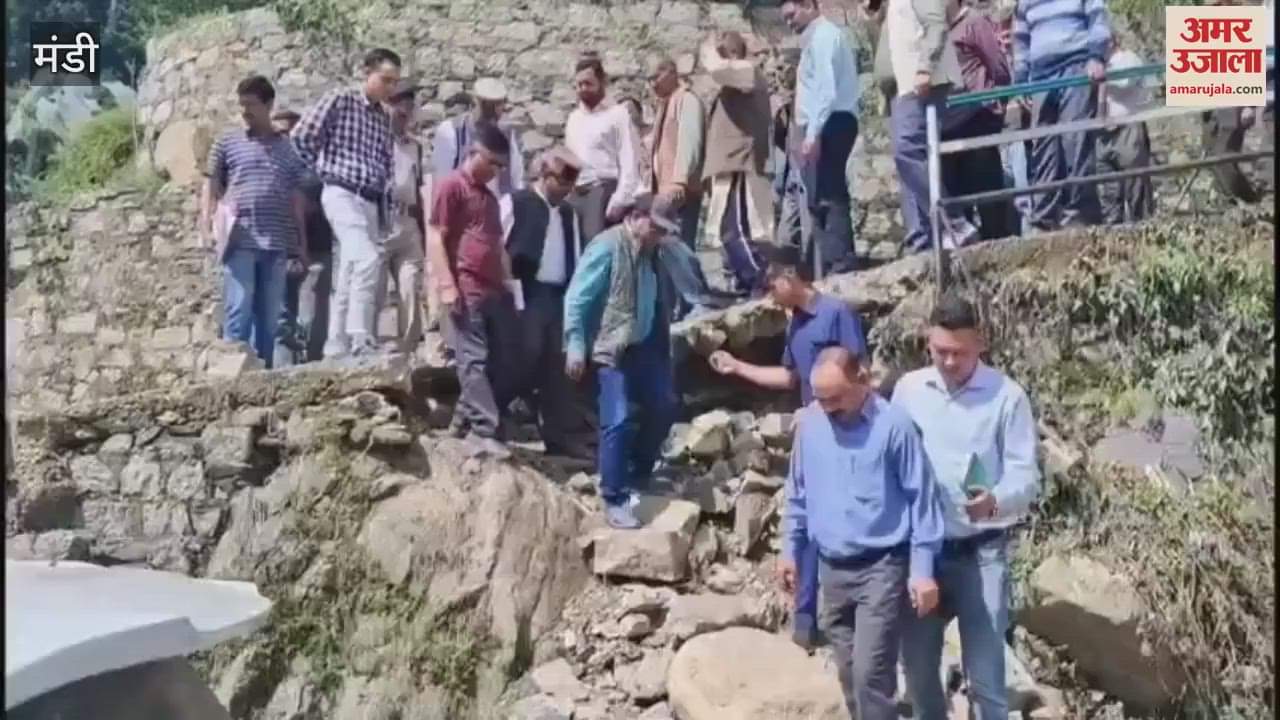 Mandi Revenue Minister jagat singh negi met the affected people in the disaster affected areas of Seraj