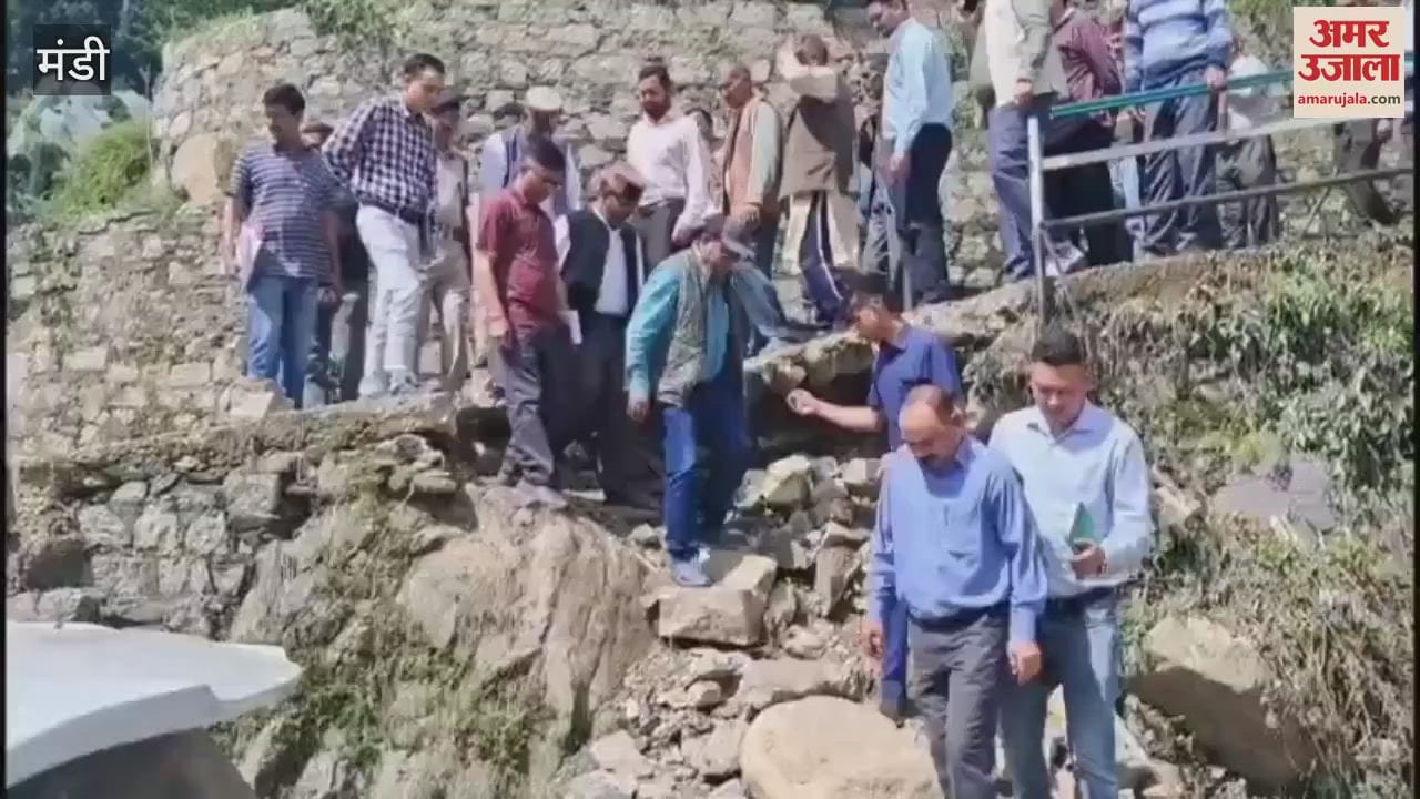 Mandi Revenue Minister jagat singh negi met the affected people in the disaster affected areas of Seraj