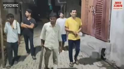 Panic due to rumor of drone in Moradabad's Gulshan Ganj, people engaged in night vigil