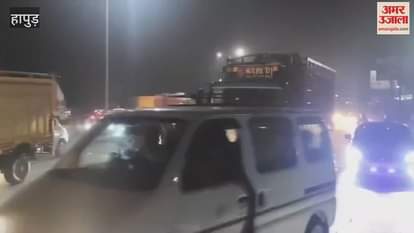 Heavy traffic jam from Ghaziabad to Hapur