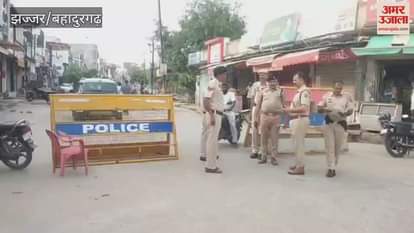 Candidates reached the examination centers in Jhajjar, strong security arrangements were made