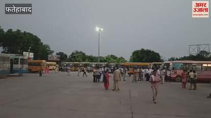 40 buses left for Sirsa and one bus for Jind from Fatehabad district headquarters