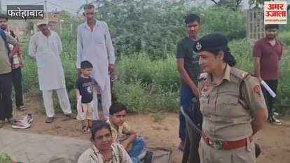 police station in-charge inspected the CET 2025 examination center in Fatehabad and encouraged the candidates