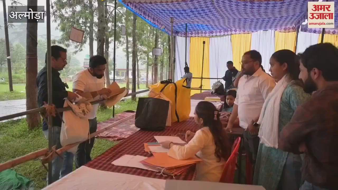 Polling parties return amid rain for the second phase of panchayat elections in almora