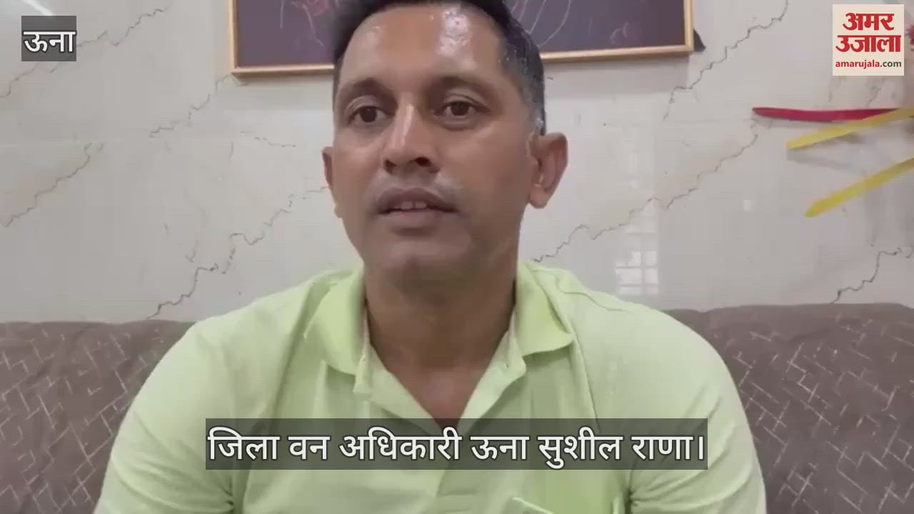 DFO Una said- Do not panic after seeing the wild animal, but immediately inform the forest department