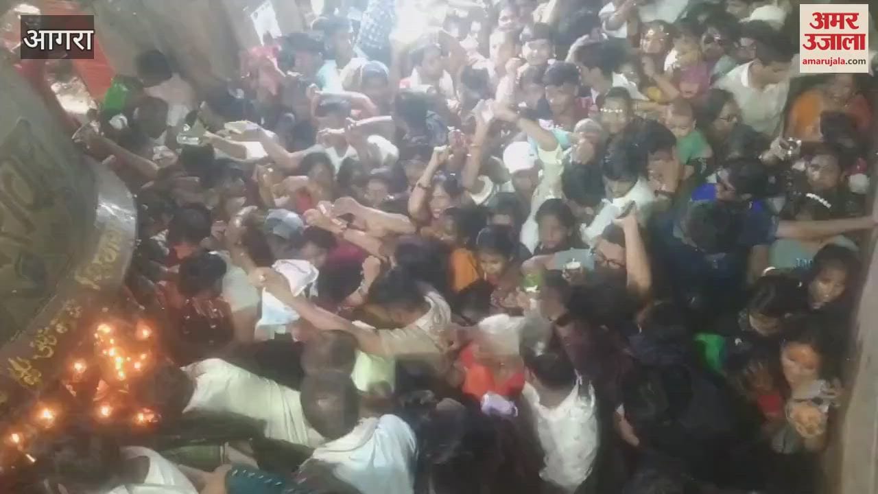 Crowds are gathering at Kailash temple in such a huge number that the queue is three km long
