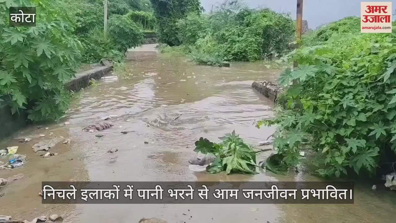 Kota News: Flood-Like Situation After Water Release from Barrage, Low-Lying Areas Inundated