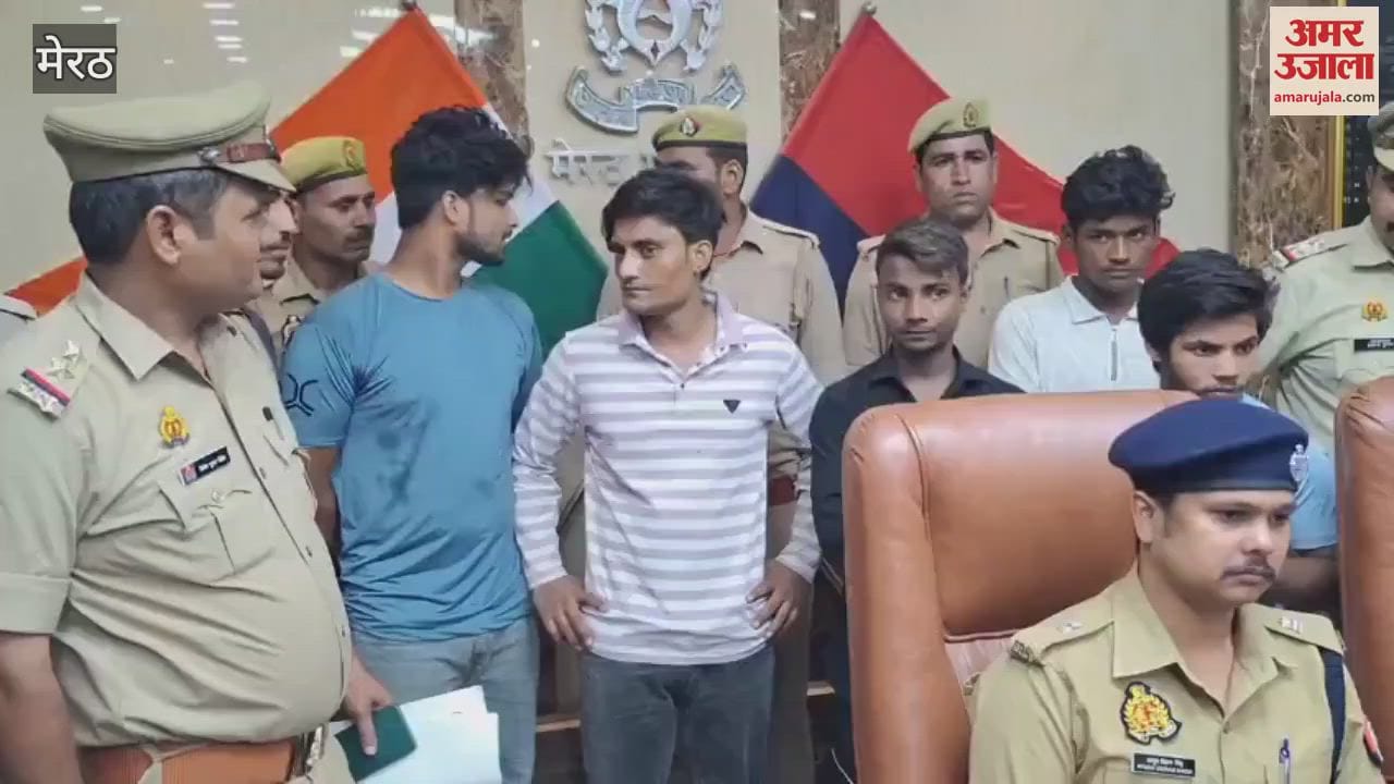 Meerut: Lohianagar police station caught 6 vicious vehicle thieves, several bikes and scooters also recovered