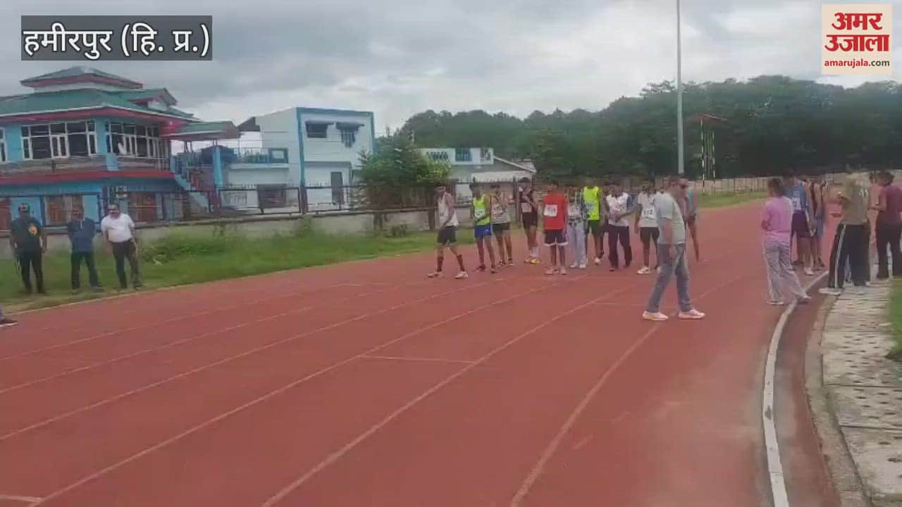 Hamirpur Richa and Aditya first in Red Run Marathon CMO honored the winners