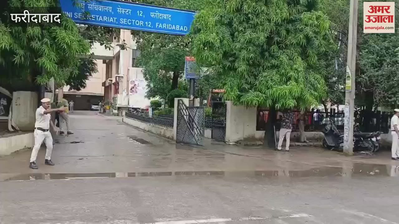 Mock drill in Faridabad for disaster prevention