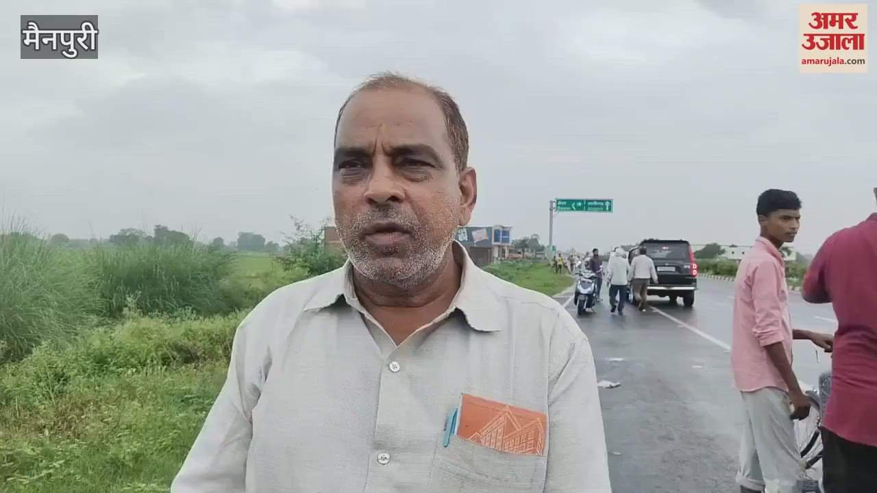road accident happened on GT Road in Mainpuri, in which five members of the same family died