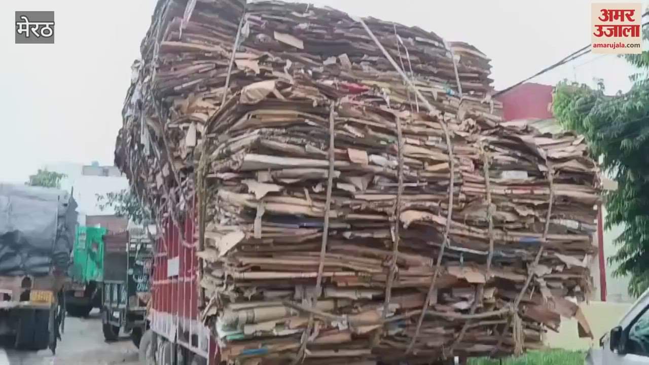 Meerut: A canter hit a van going to school in the Cantt area, one student died, five students injured