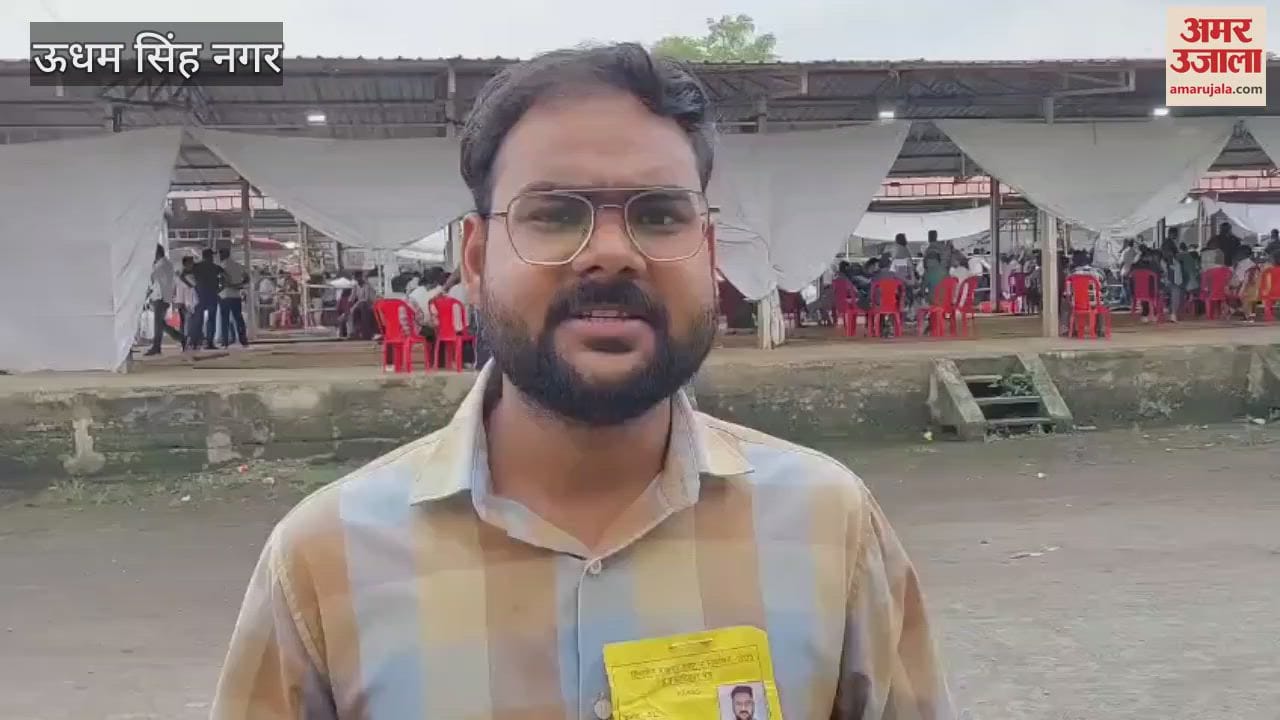 Counting of votes is going on from the strong room located in the fruit market in Kashipur