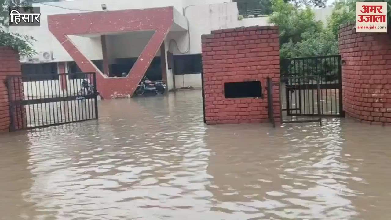 90 mm of rain fell in Hisar in 36 hours, the city roads became rivers