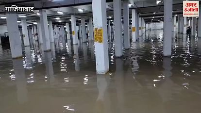 Basement Of Prateek Grand Society Became Pond Again And Water Filled In Gandhi Nagar Too – Amar Ujala Hindi News Live