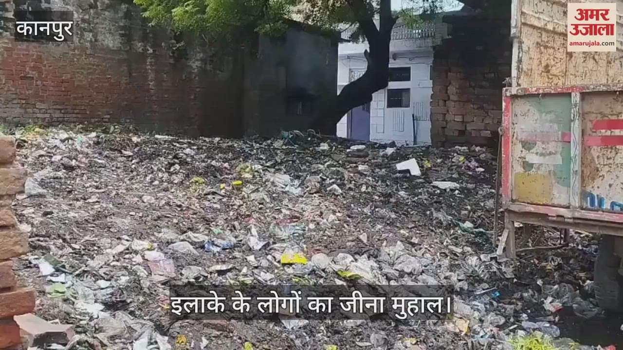 कानपुर के लाल बंगला में खाली प्लॉट बना कूड़ा घर, बदबू से परेशान लोग…नहीं हुआ समस्या का समाधान