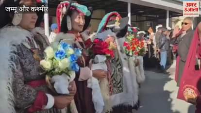 The 20th Kushok Bakula Rinpoche was given a grand welcome with reverence and devotion at Leh Airport