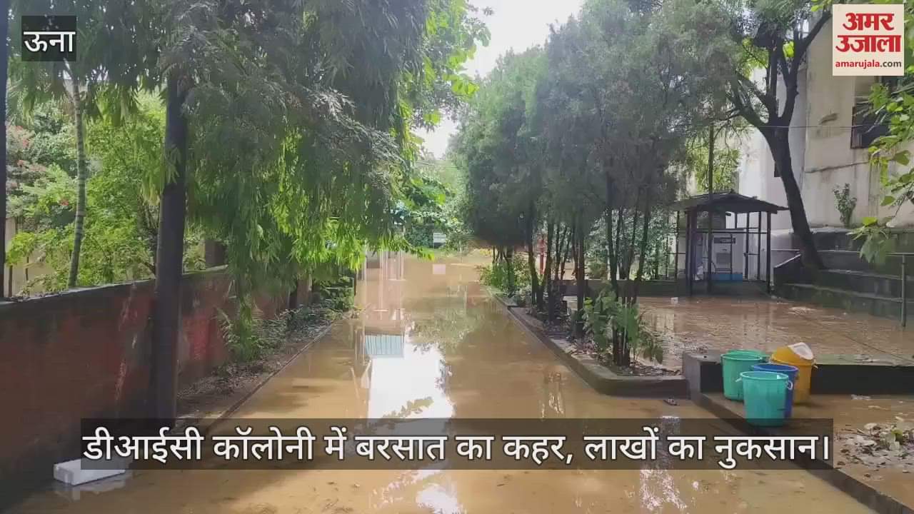 Rain wreaks havoc in DIC colony, loss worth lakhs, water entered inside by breaking eight feet high wall