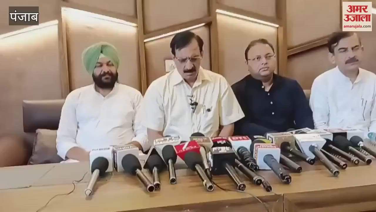 BJP targets vigilance raid at Ranjit Singh Gill's house in Punjab, Anil Sareen held a press conference