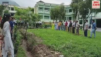 Shri Durga Drama Group organized a plantation drive in Degree College Madi