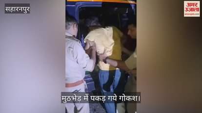 Mirzapur police caught two history-sheeter cow smugglers in an encounter, pistols recovered