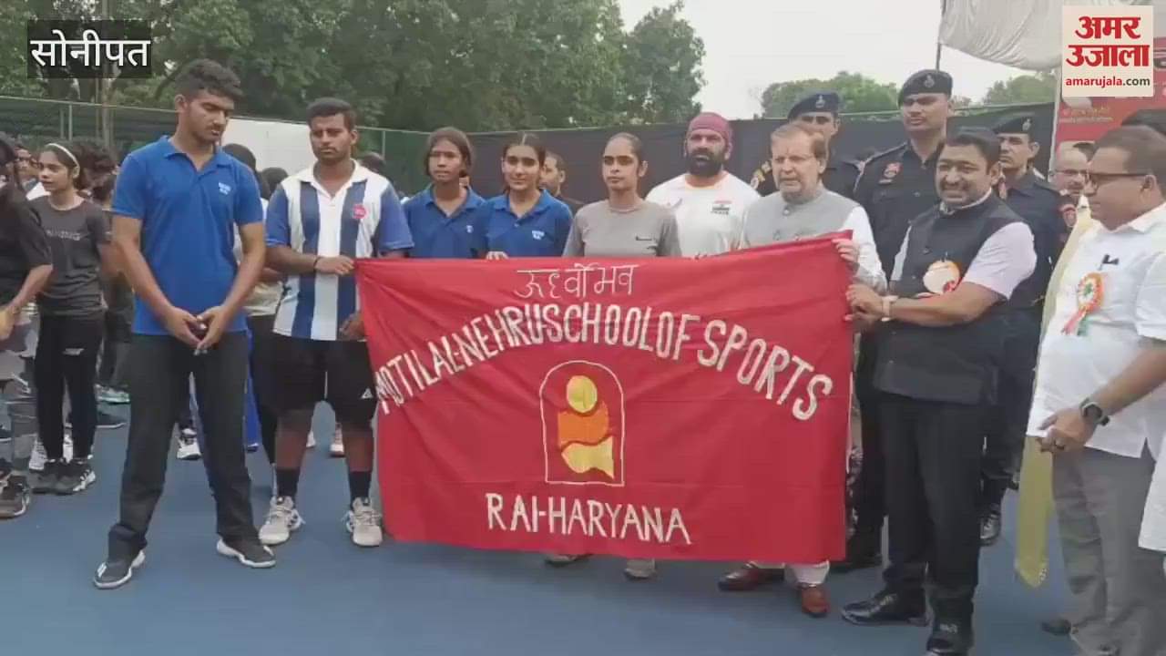 Cooperative Minister Arvind Sharma reached Sonipat, played tennis with the Vice Chancellor in Khel Maha Kumbh