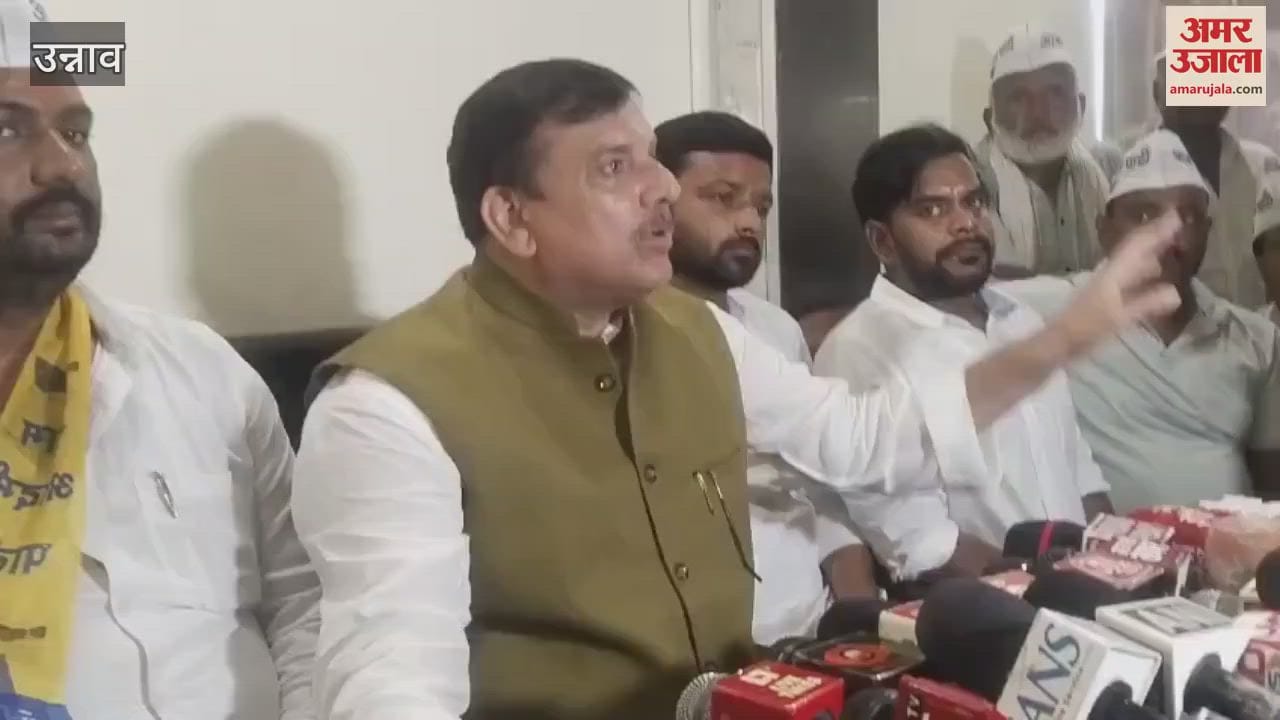 AAP's state in-charge and Rajya Sabha MP Sanjay Singh cornered the government