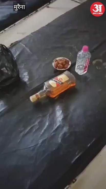 The hospital has become a den of drunkards, people are drinking alcohol while sitting on the beds of patients
